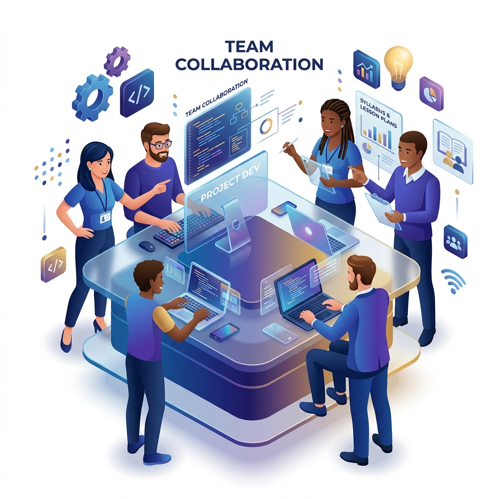 Team Collaboration Illustration